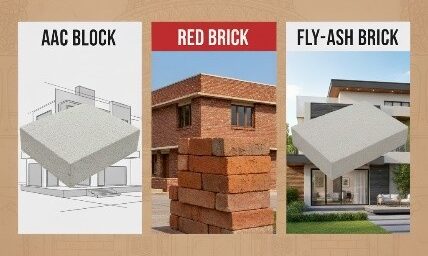 AAC Blocks vs Red Bricks – Which is Better for Your Home?